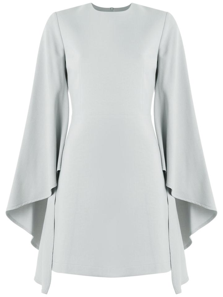 Olympiah - Bell Sleeves Dress - Women - Acrylic/polyester/spandex/elastane - 36, Grey, Acrylic/polyester/spandex/elastane