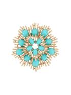 Susan Caplan Vintage 1960's Avon Sunburst Brooch - Gold