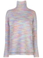 Sies Marjan Ribbed Roll Neck Jumper - Multicolour