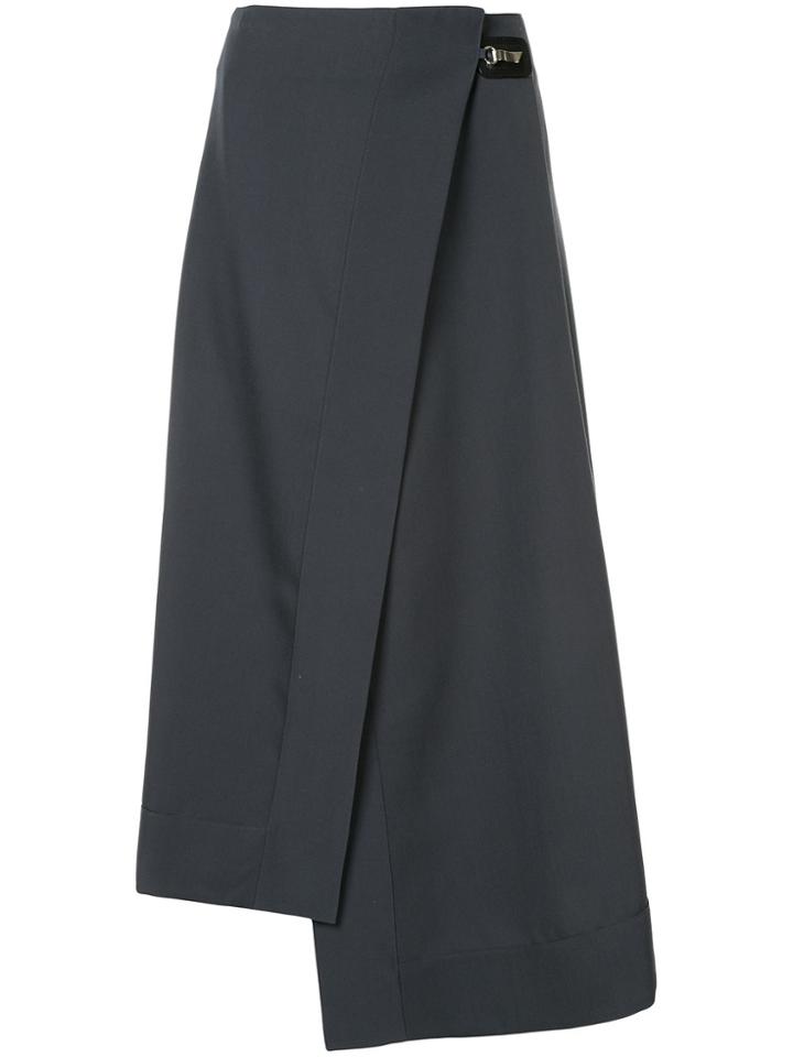 Lemaire Wrapover Skirt - Grey
