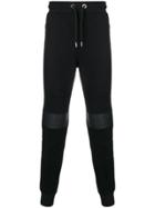 Les Hommes Knee Patch Track Trousers - Black