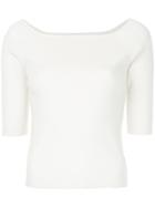 H Beauty & Youth Knitted Top - White