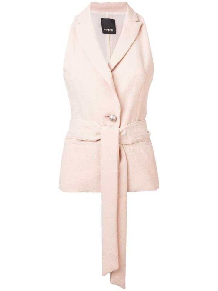 Pinko Belted Top - Neutrals