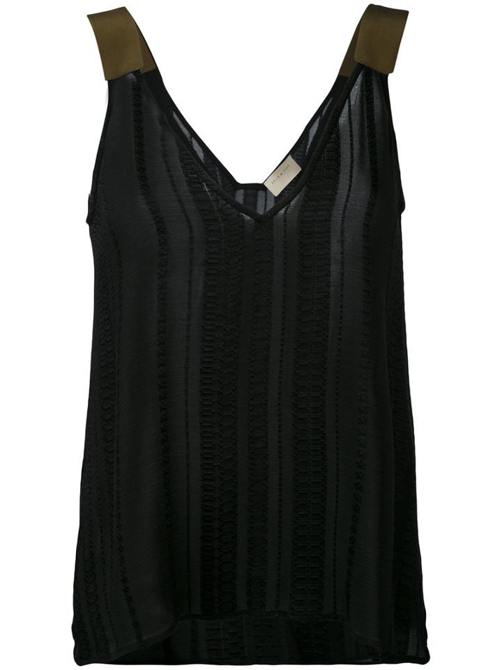 Zeus+dione - Istro Vest Top - Women - Silk/rayon - 42, Black, Silk/rayon