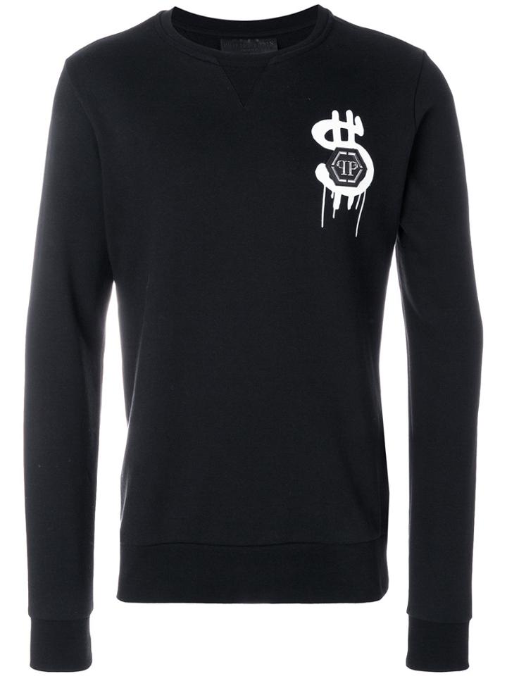 Philipp Plein Cross Alec Sweater - Black