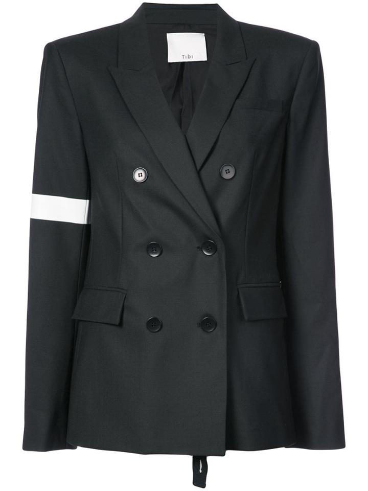 Tibi Tropical Steward Blazer - Black