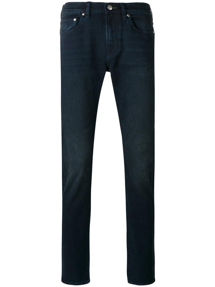 Ps By Paul Smith Straight Leg Jeans, Men's, Size: 29/34, Blue, Cotton/polyurethane