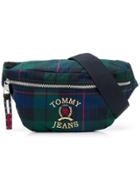 Tommy Jeans 6.0 Crest Plaid Bag - Green