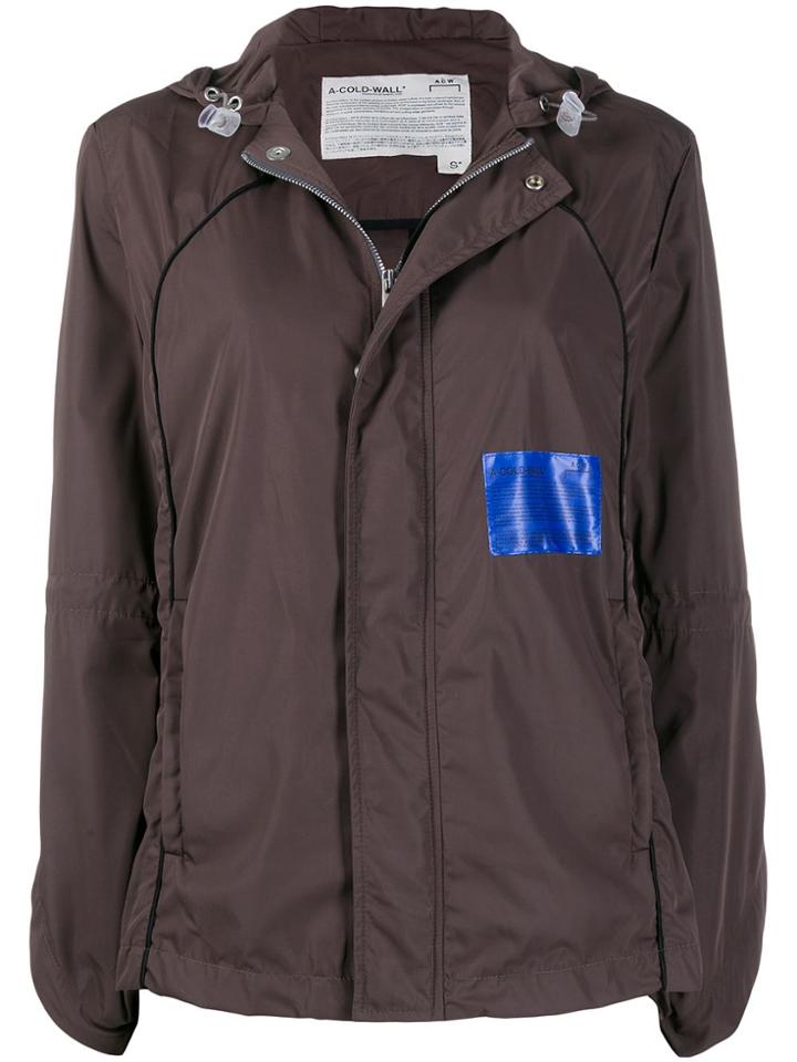 A-cold-wall* Cut-out Sleeve Jacket - Brown