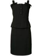 William Vintage 1965 Straight Short Dress - Black