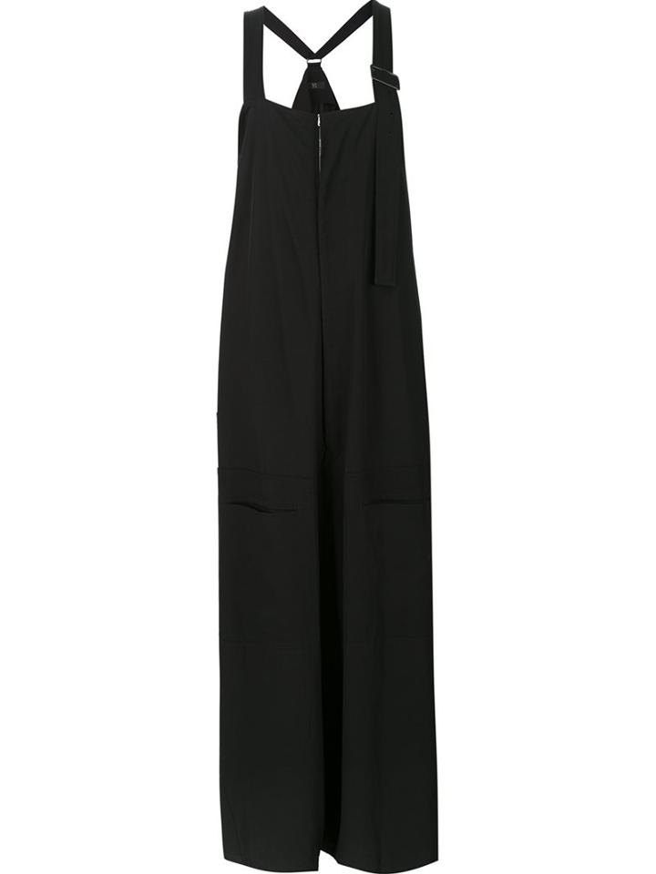 Y's Oversized Overalls, Women's, Size: 2, Black, Cupro/cotton