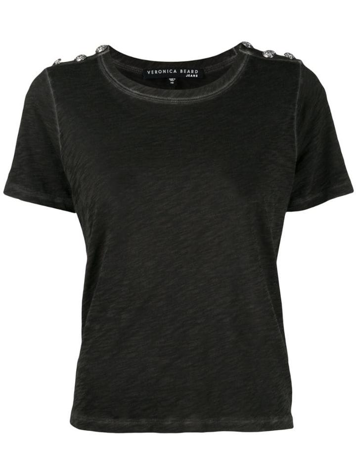 Veronica Beard Slim-fit Carla T-shirt - Grey