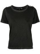 Veronica Beard Slim-fit Carla T-shirt - Grey