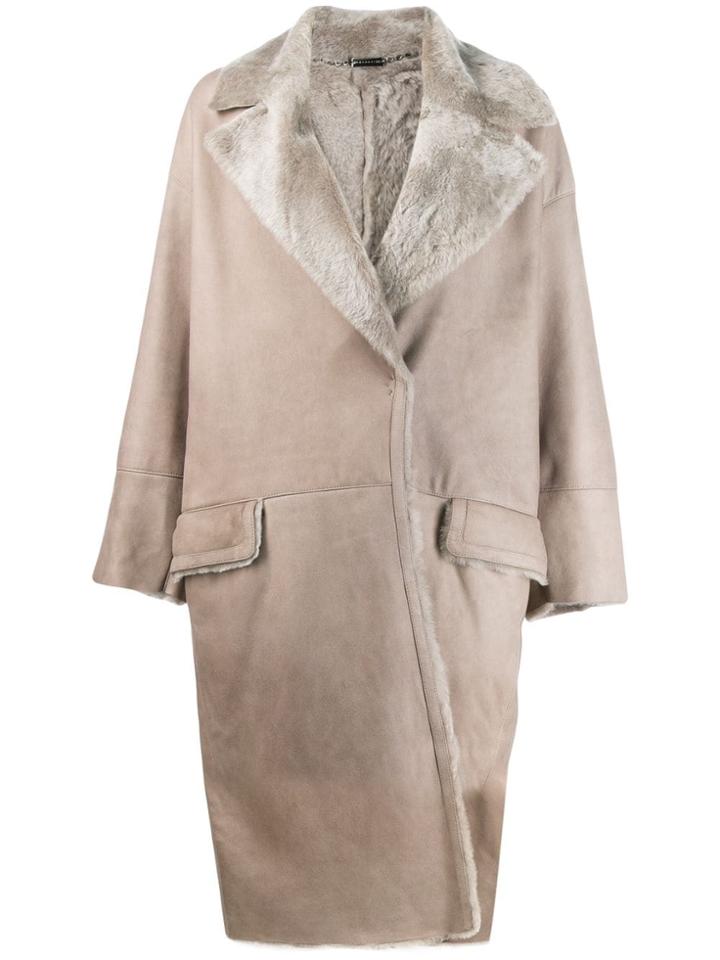 Manzoni 24 Oversized Trench Coat - Grey