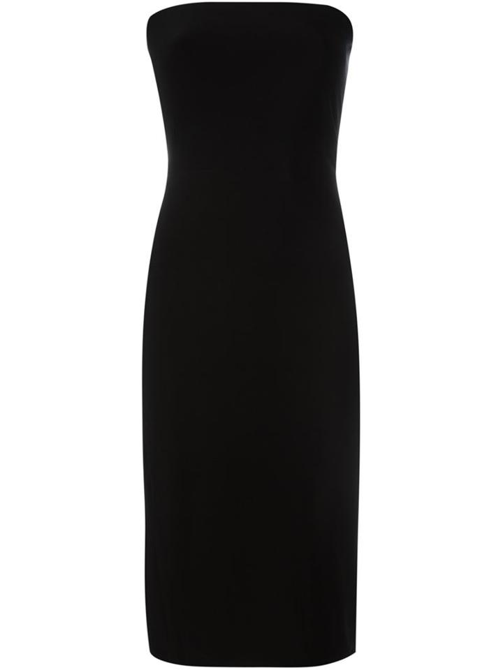 Norma Kamali Strapless Fitted Dress