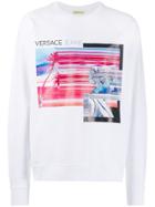 Versace Jeans Graphic Print Sweatshirt - White