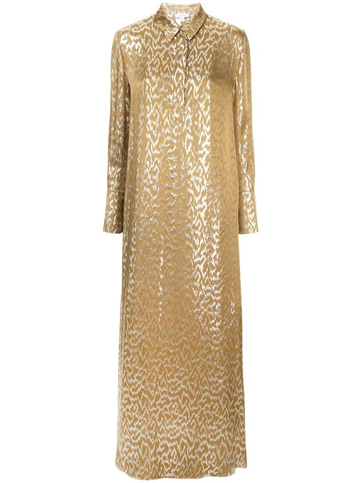 Layeur Metallic Longsleeved Dress