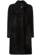 Jil Sander 'burgau' Reversible Coat - Black