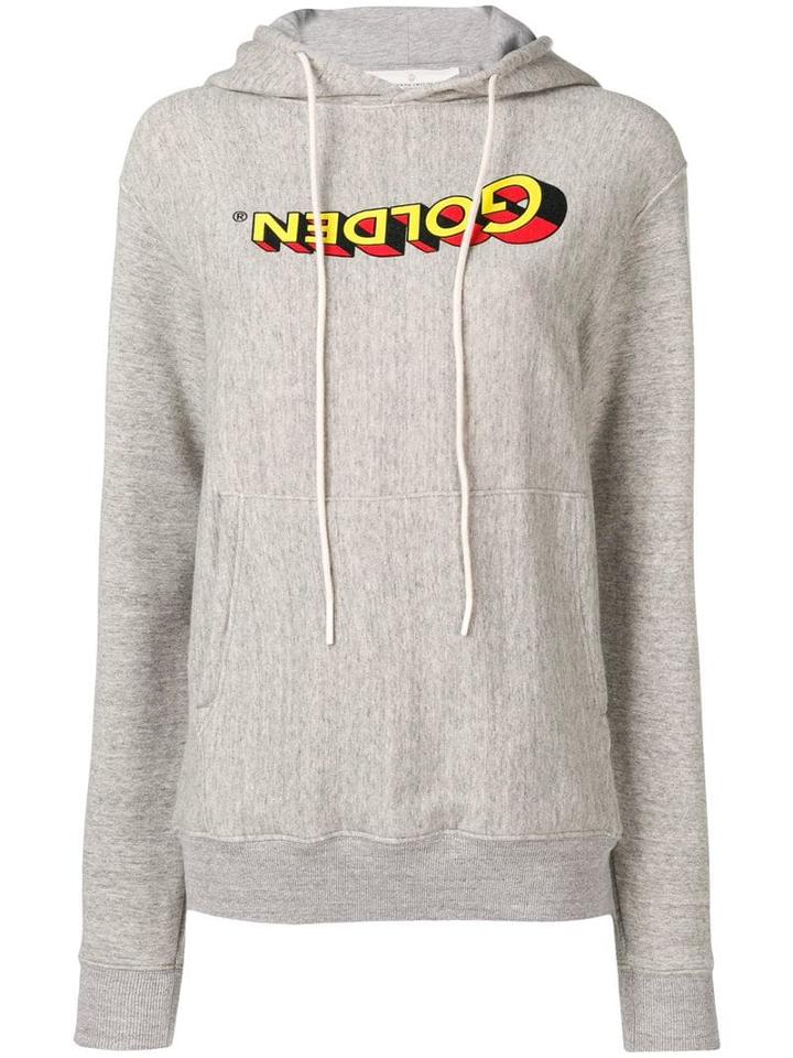 Golden Goose Golden Print Hoodie - Grey