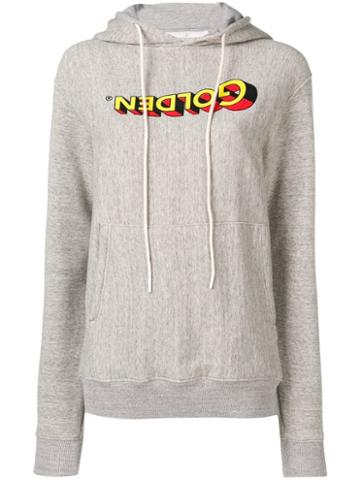 Golden Goose Golden Print Hoodie - Grey
