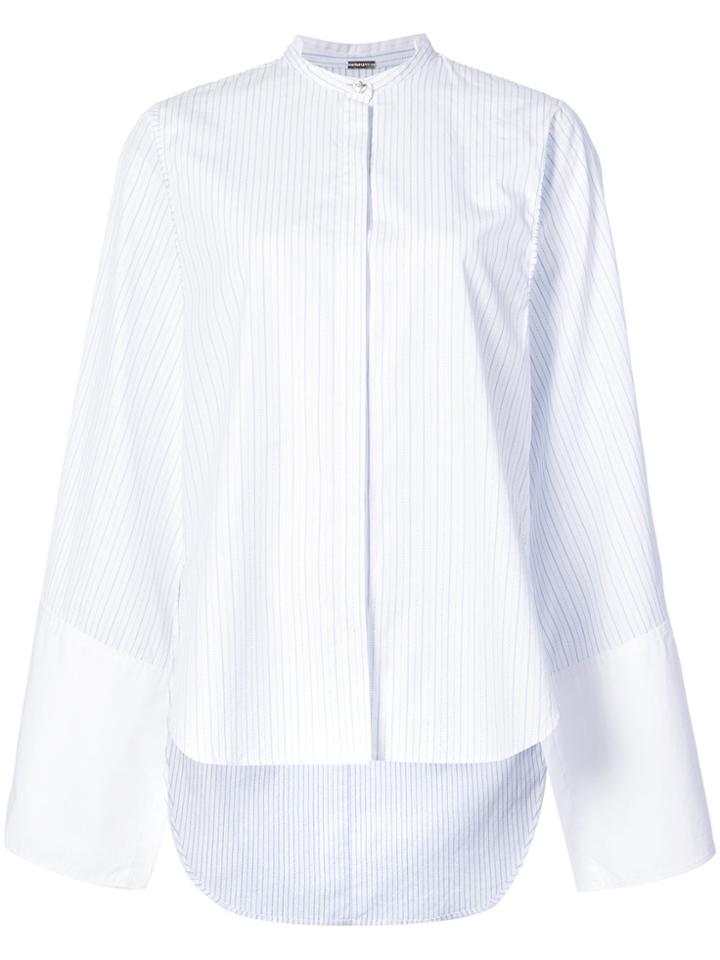 Adam Lippes Striped Kimono Shirt - Blue