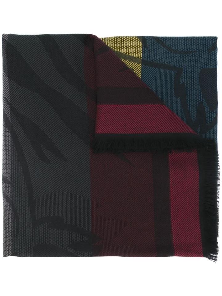 Kenzo 'tiger Head' Scarf, Men's, Cotton
