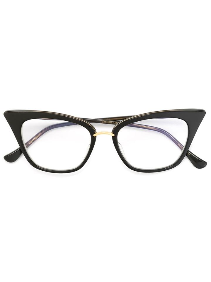 Dita Eyewear - 'rebella' Glasses - Women - Acetate/metal (other) - One Size, Black, Acetate/metal (other)