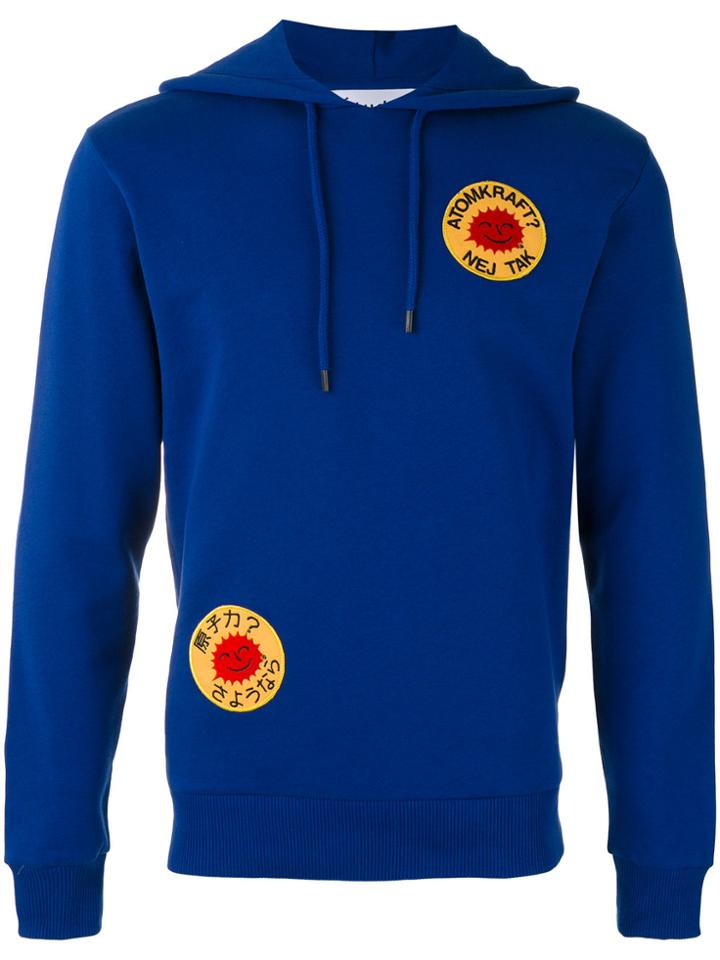 Études Smiling Sun Hooded Sweatshirt - Blue
