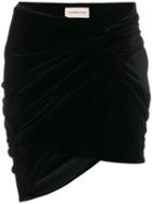 Alexandre Vauthier Velvet Mini Skirt - Black