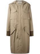 Golden Goose Deluxe Brand Hooded Coat, Women's, Size: Xs, Nude/neutrals, Cotton/viscose
