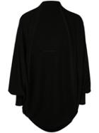 Julius Loose-fit Cocoon Jacket - Black