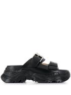 Nº21 Double Buckle Strap Sandals - Black
