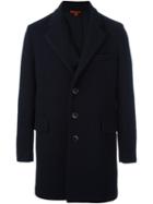 Barena Classic Single-breasted Coat, Men's, Size: 46, Blue, Cotton/polyamide/acetate/wool