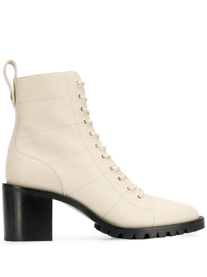 Jimmy Choo Cruz 65 Boots - Neutrals