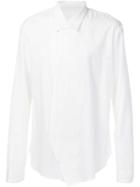 Julius Wrap Shirt, Men's, Size: 2, White, Cotton/silk