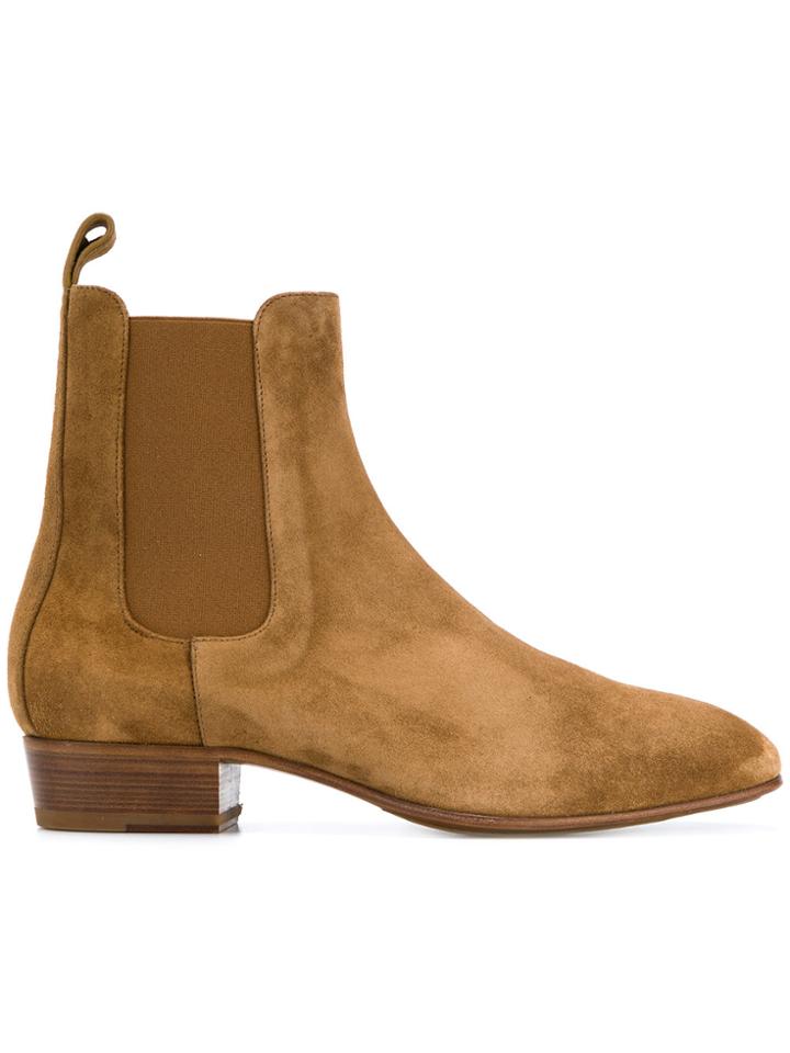Represent Heeled Chelsea Boots - Brown