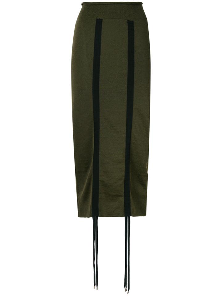 Marni Matelassé Scrawl Print Skirt - Blue
