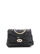 Zanellato Stitch Detail Mini Tote - Black
