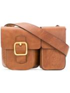 Tory Burch Sawyer Double-pocket Shoulder Bag - Brown