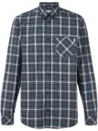 Carhartt Plaid Button Down Shirt, Men's, Size: Small, Grey, Cotton