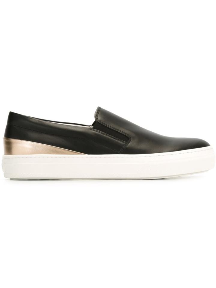 Tod's Metallic Detail Slip-on Sneakers