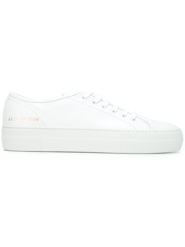 Common Projects Flatform Lace-up Sneakers - White