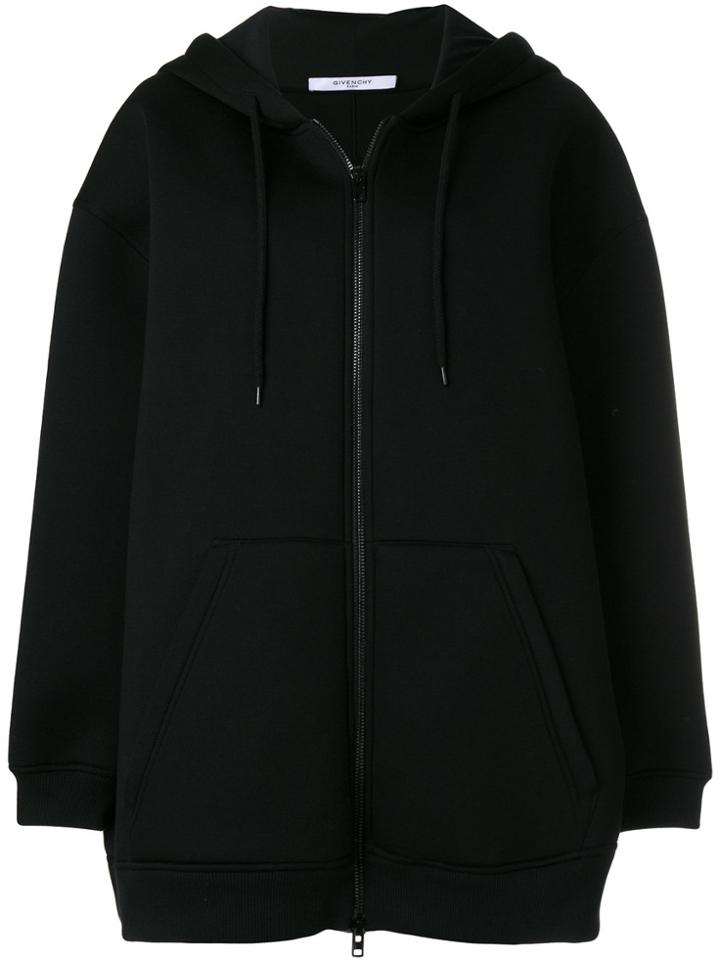 Givenchy Oversized Hoodie Coat - Black