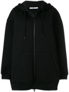 Givenchy Oversized Hoodie Coat - Black