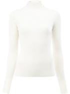 Preen By Thornton Bregazzi Asymmetric Sleeve Sweater - White