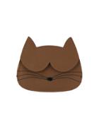 Sarah Chofakian Cat Cardholder - Brown