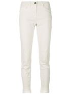 Luisa Cerano Cropped Trousers - Nude & Neutrals