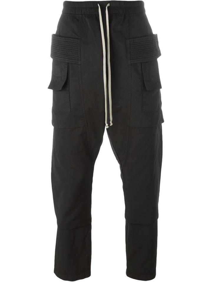 Rick Owens Drkshdw Drop-crotch Slim Trousers