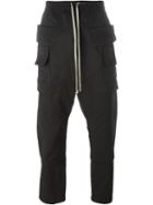 Rick Owens Drkshdw Drop-crotch Slim Trousers