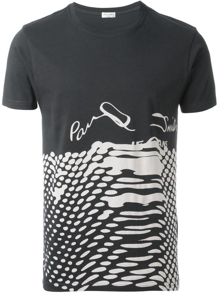 Paul Smith Jeans Abstract Logo Print T-shirt